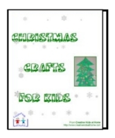 Christmas Crafts for Kids Book Cover