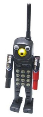 Mark the Robot - made by recycling an old phone